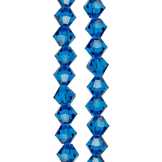 Bead Landing; 12 Pack: Preciosa® Czech Crystal Bicone Beads, 4mm by Bead Landing™; Category:Glass; Image:1